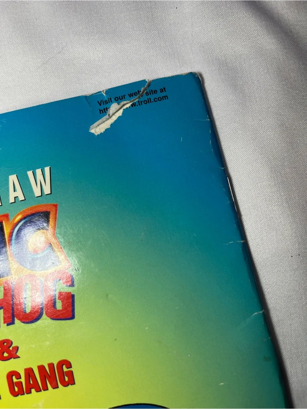 Vintage 1998 How to Draw Sonic the Hedgehog & Gang Troll Book Sega Paperback